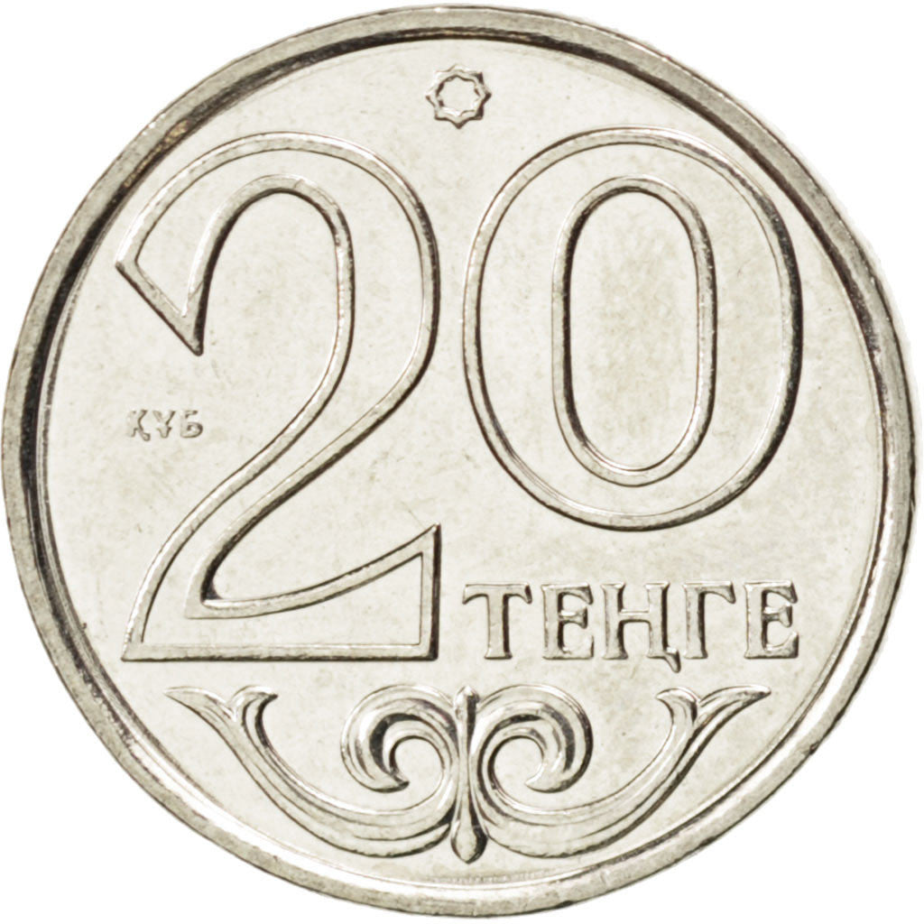 Coin, Kazakhstan, 20 Tenge, 2012, MS(63), Copper-Nickel-Zinc, KM:26