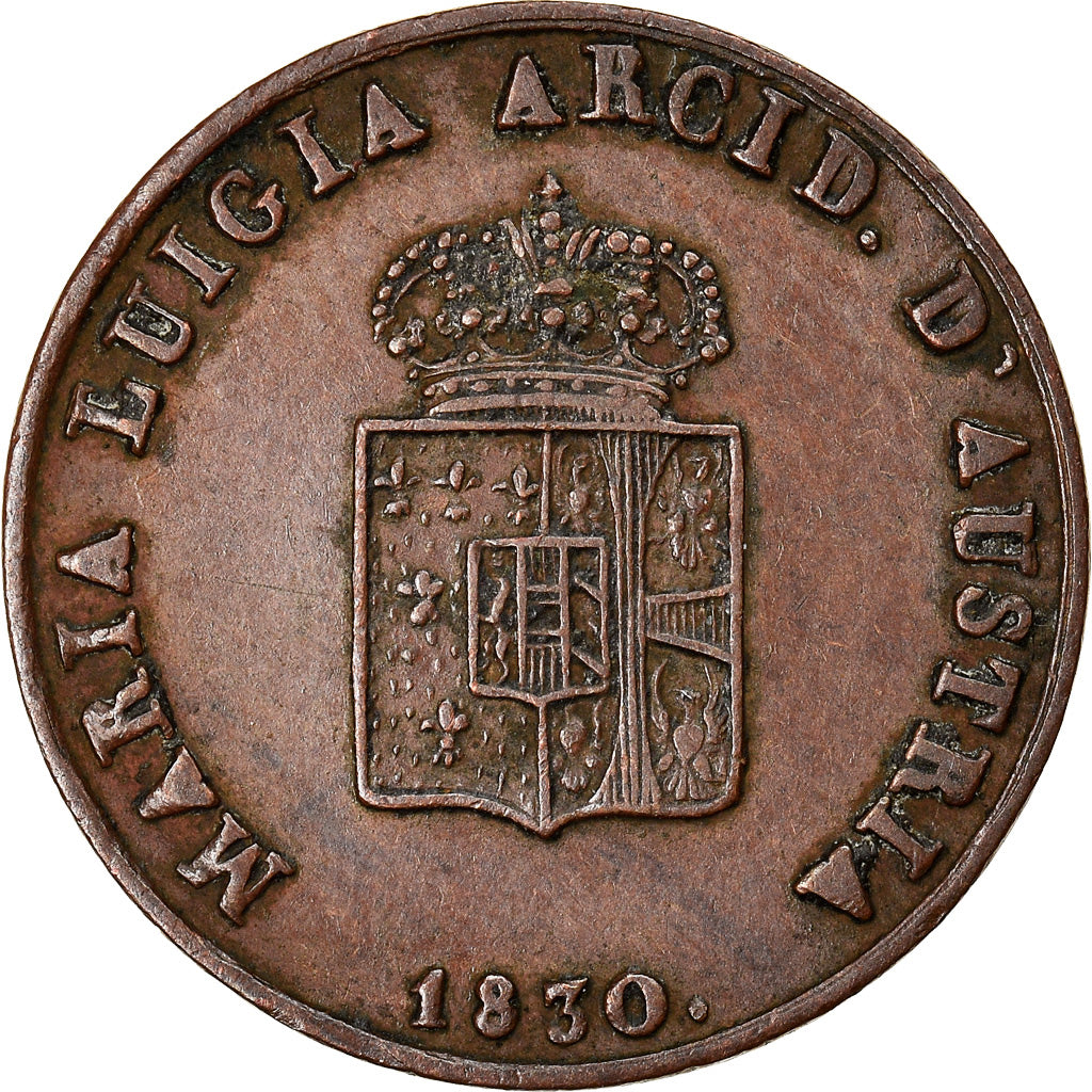 Moneta, STATI ITALIANI, PARMA, Maria Luigia, Centesimo, 1830, Parma, MB+, Rame