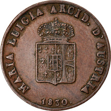 Moneta, STATI ITALIANI, PARMA, Maria Luigia, Centesimo, 1830, Parma, MB+, Rame