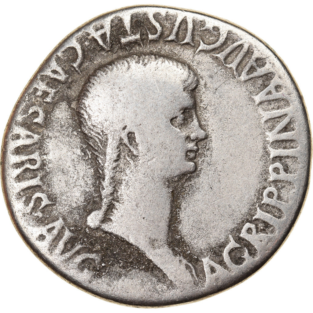 Coin, Claudius and Agrippina, Cistophorus, EF(40-45), Billon, RPC:2223