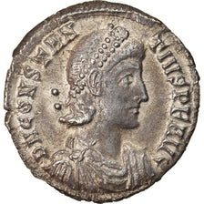 Coin, Constantius II, Siliqua, Constantinople, MS(60-62), Silver, RIC:102