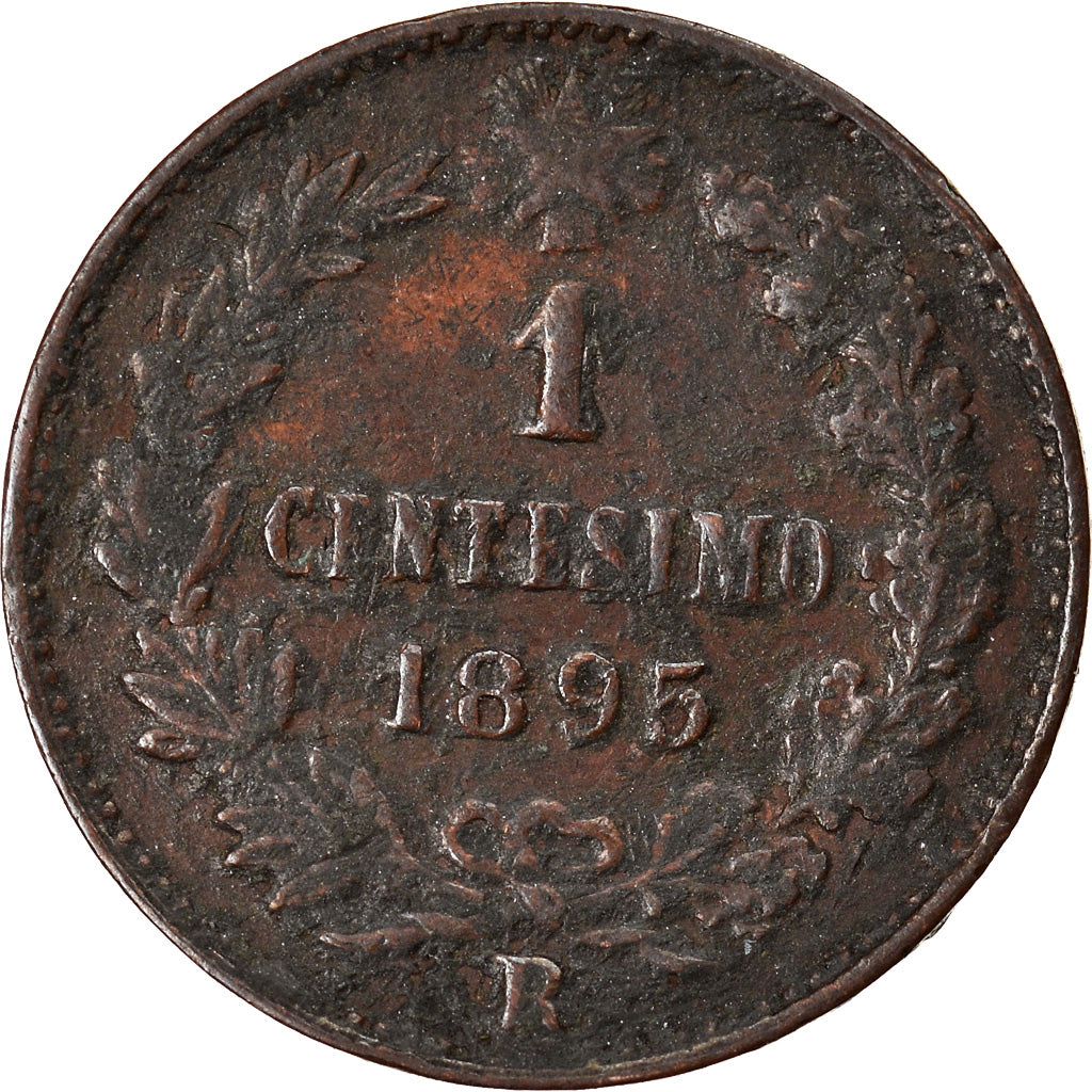 Coin, Italy, Umberto I, Centesimo, 1895, Rome, VF(20-25), Copper, KM:29