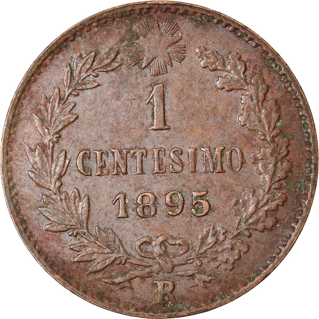 Münze, Italien, Umberto I, Centesimo, 1895, Rome, VZ, Kupfer, KM:29