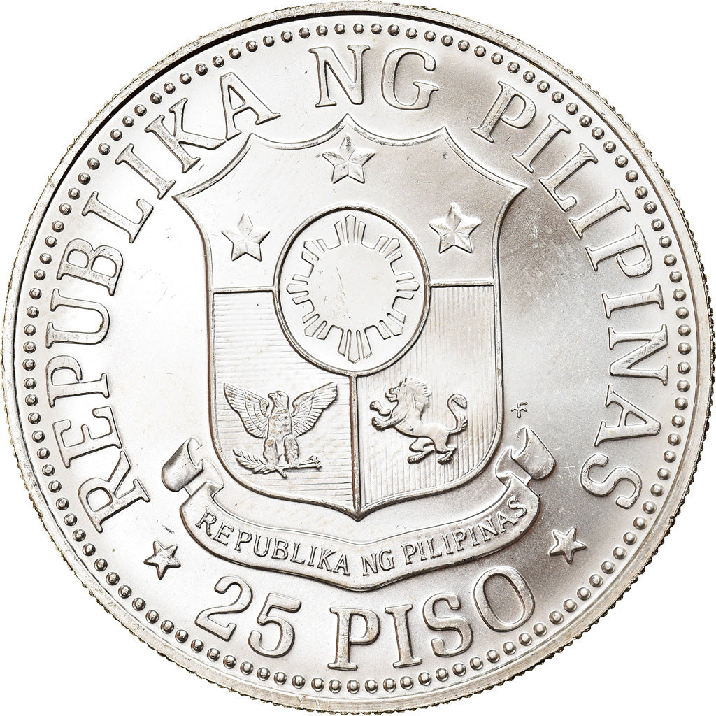 Münze, Philippinen, 25 Piso, 1976, UNZ, Silber, KM:214