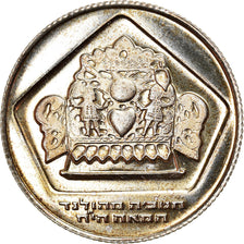 Monnaie, Israel, 10 Lirot, 1975, Jerusalem, SPL, Argent, KM:84.1