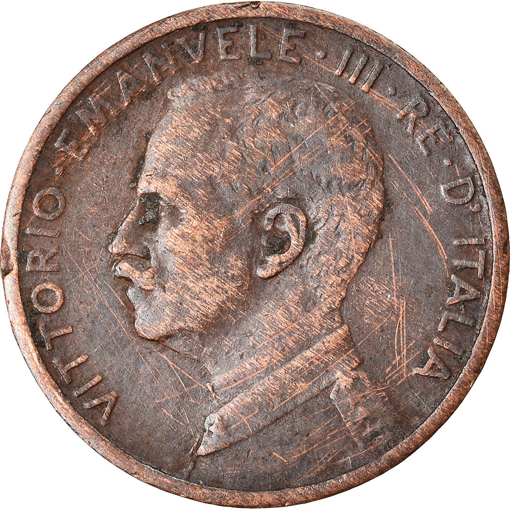 Coin, Italy, Vittorio Emanuele III, Centesimo, 1910, Rome, VF(30-35), Bronze