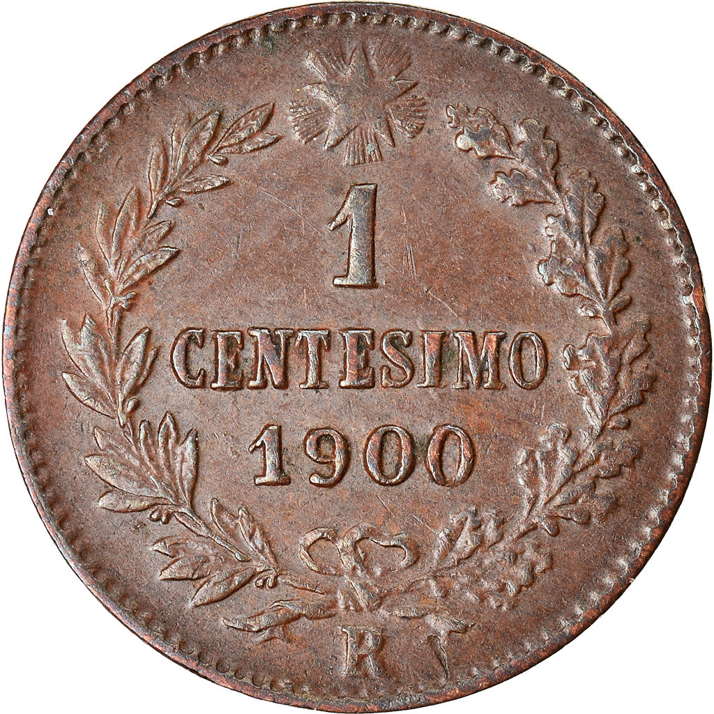 Coin, Italy, Umberto I, Centesimo, 1900, Rome, AU(50-53), Copper, KM:29