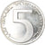 Coin, Israel, 5 Lirot, 1973, Jerusalem, AU(55-58), Silver, KM:75.1