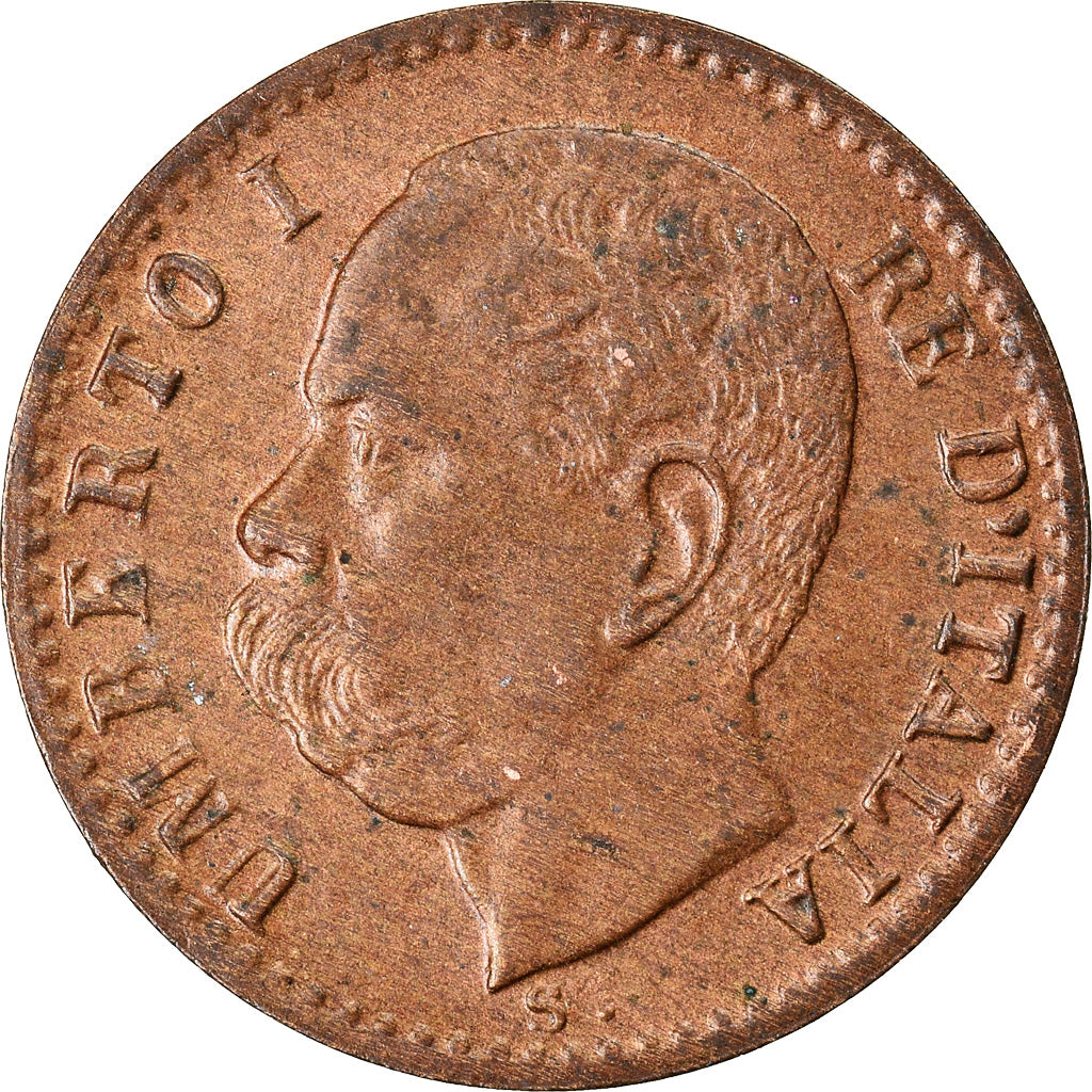 Moeda, Itália, Umberto I, Centesimo, 1896, Rome, EF(40-45), Cobre, KM:29