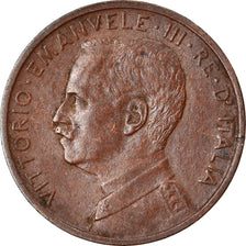 Coin, Italy, Vittorio Emanuele III, Centesimo, 1913, Rome, AU(55-58), Bronze