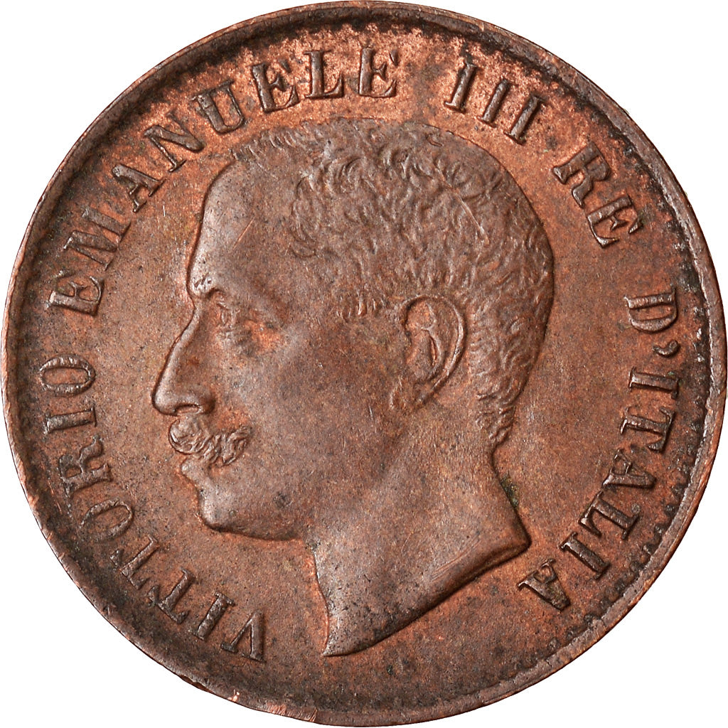 Coin, Italy, Vittorio Emanuele III, Centesimo, 1904, Rome, AU(55-58), Bronze