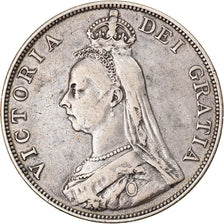 Coin, Great Britain, Victoria, Double Florin, 1889, VF(30-35), Silver, KM:763