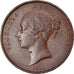 Coin, Great Britain, Victoria, Penny, 1851, AU(55-58), Copper, KM:739
