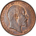 Coin, Great Britain, Edward VII, Penny, 1902, MS(63), Bronze, KM:794.2