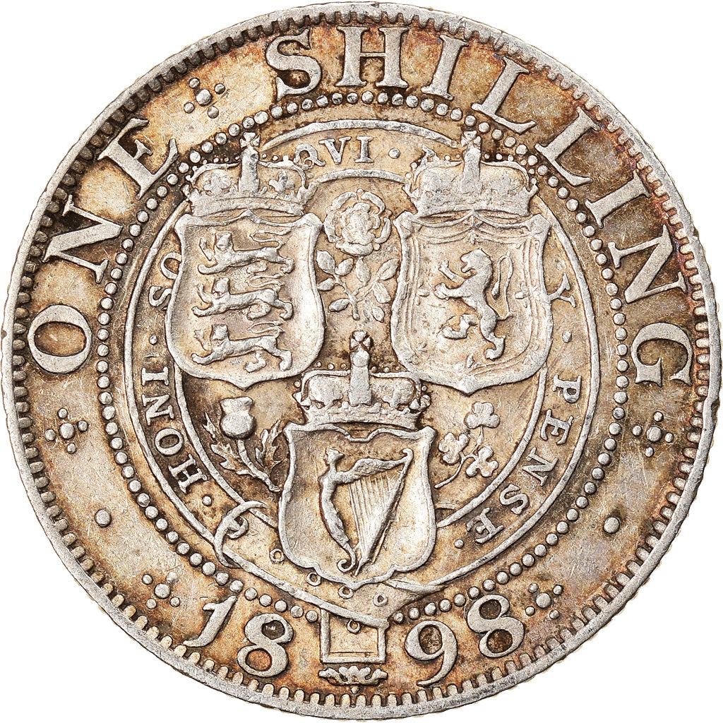 Coin, Great Britain, Victoria, Shilling, 1898, London, EF(40-45), Silver, KM:780