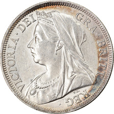 Coin, Great Britain, Victoria, 1/2 Crown, 1899, MS(63), Silver, KM:782