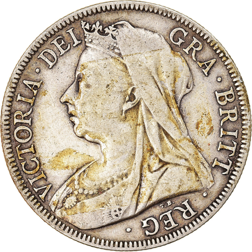 Coin, Great Britain, Victoria, 1/2 Crown, 1898, London, VF(30-35), Silver