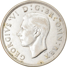 Coin, Great Britain, George VI, Crown, 1937, AU(55-58), Silver, KM:857