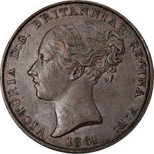 Monnaie, Jersey, Victoria, 1/13 Shilling, 1861, TTB+, Cuivre, KM:3