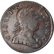 Monnaie, Grande-Bretagne, George III, 1/2 Penny, 1774, Londres, TB+, Cuivre