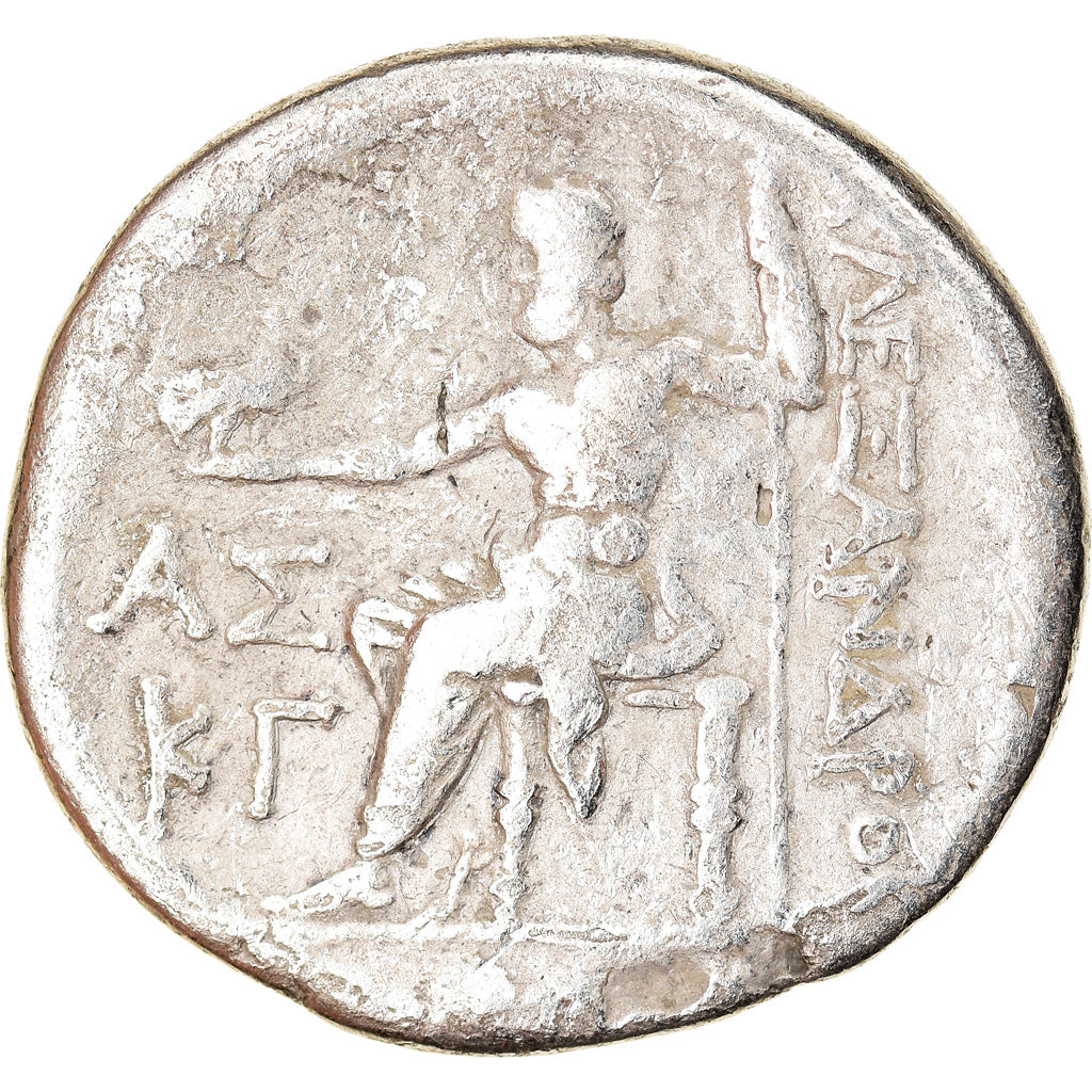 Coin, Alexander III, Tetradrachm, Seleucid countermark, VF(30-35), Silver