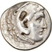Moneta, Alexander III, Tetradrachm, Seleucid countermark, MB+, Argento