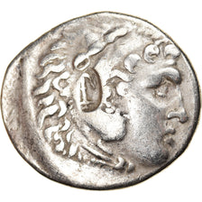 Moneda, Alexander III, Tetradrachm, Seleucid countermark, BC+, Plata