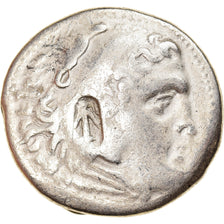 Moneta, Alexander III, Tetradrachm, Seleucid countermark, MB+, Argento