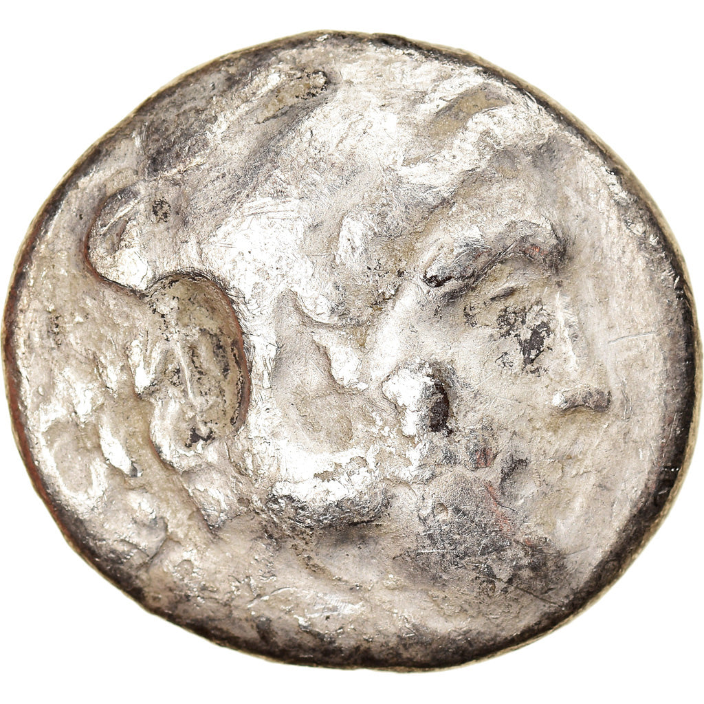 Monnaie, Alexandre III, Tétradrachme, Seleucid countermark, TB+, Argent