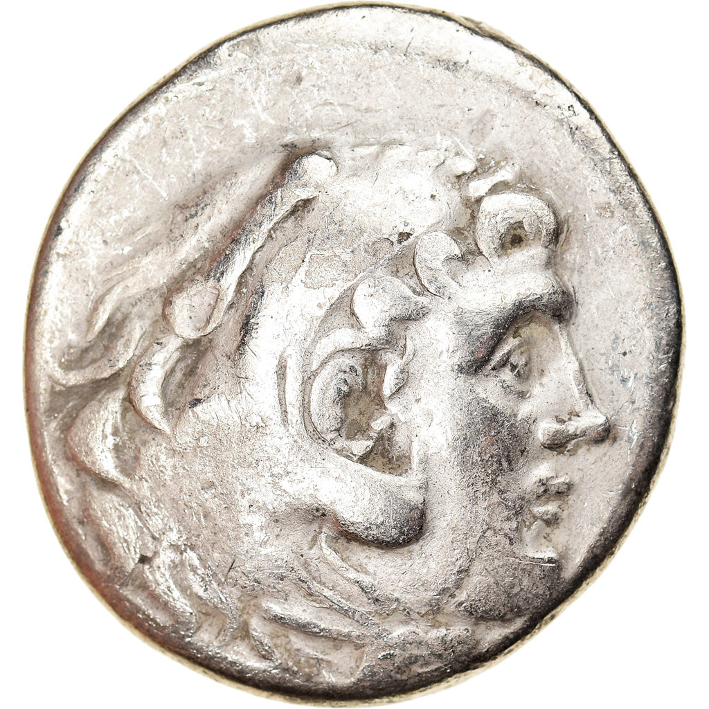 Moneta, Alexander III, Tetradrachm, Sol countermark, VF(30-35), Srebro
