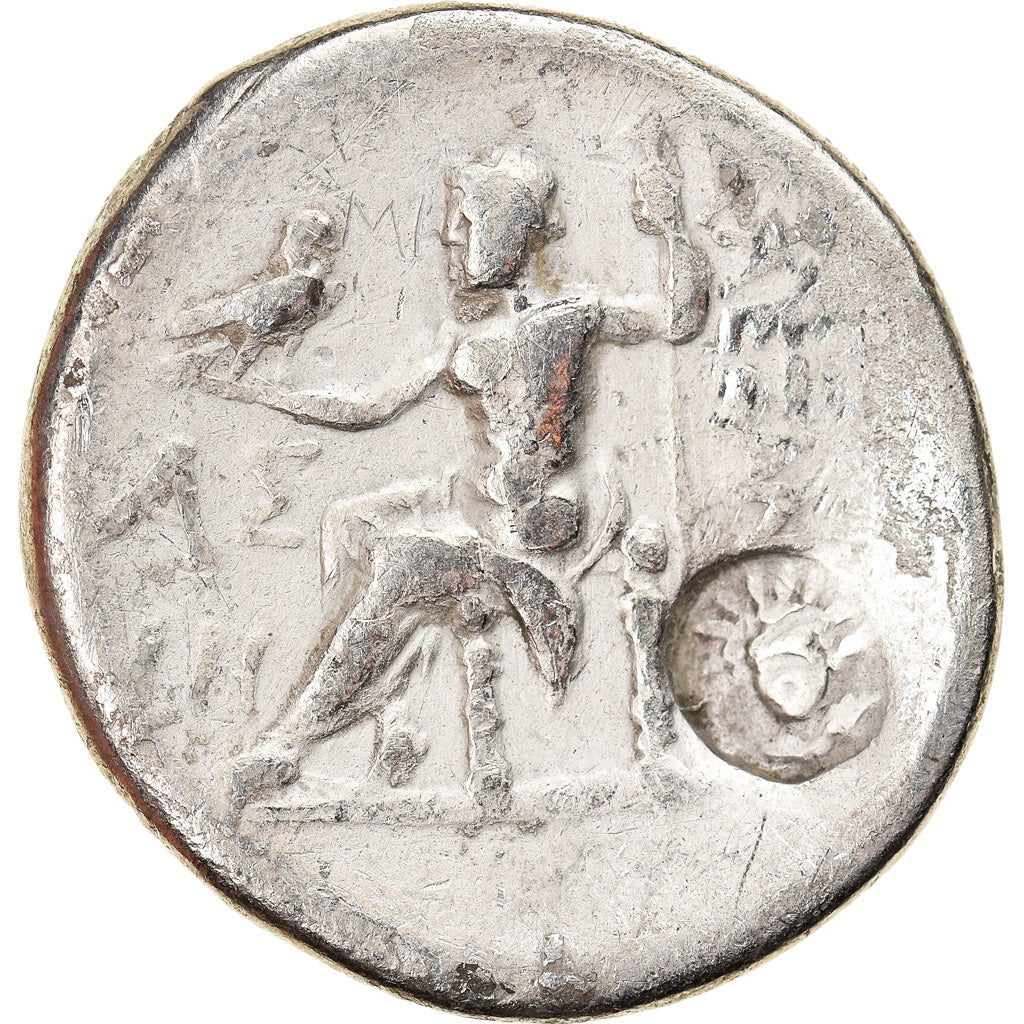 Moneta, Alexander III, Tetradrachm, Sol countermark, VF(30-35), Srebro