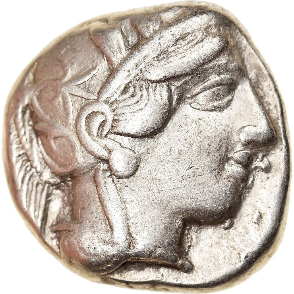 Moneta, Attica, Athens, Tetradrachm, Athens, MB+, Argento, SNG-Cop:31