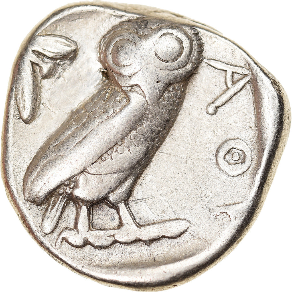 Moneta, Attica, Athens, Tetradrachm, Athens, MB+, Argento, SNG-Cop:31
