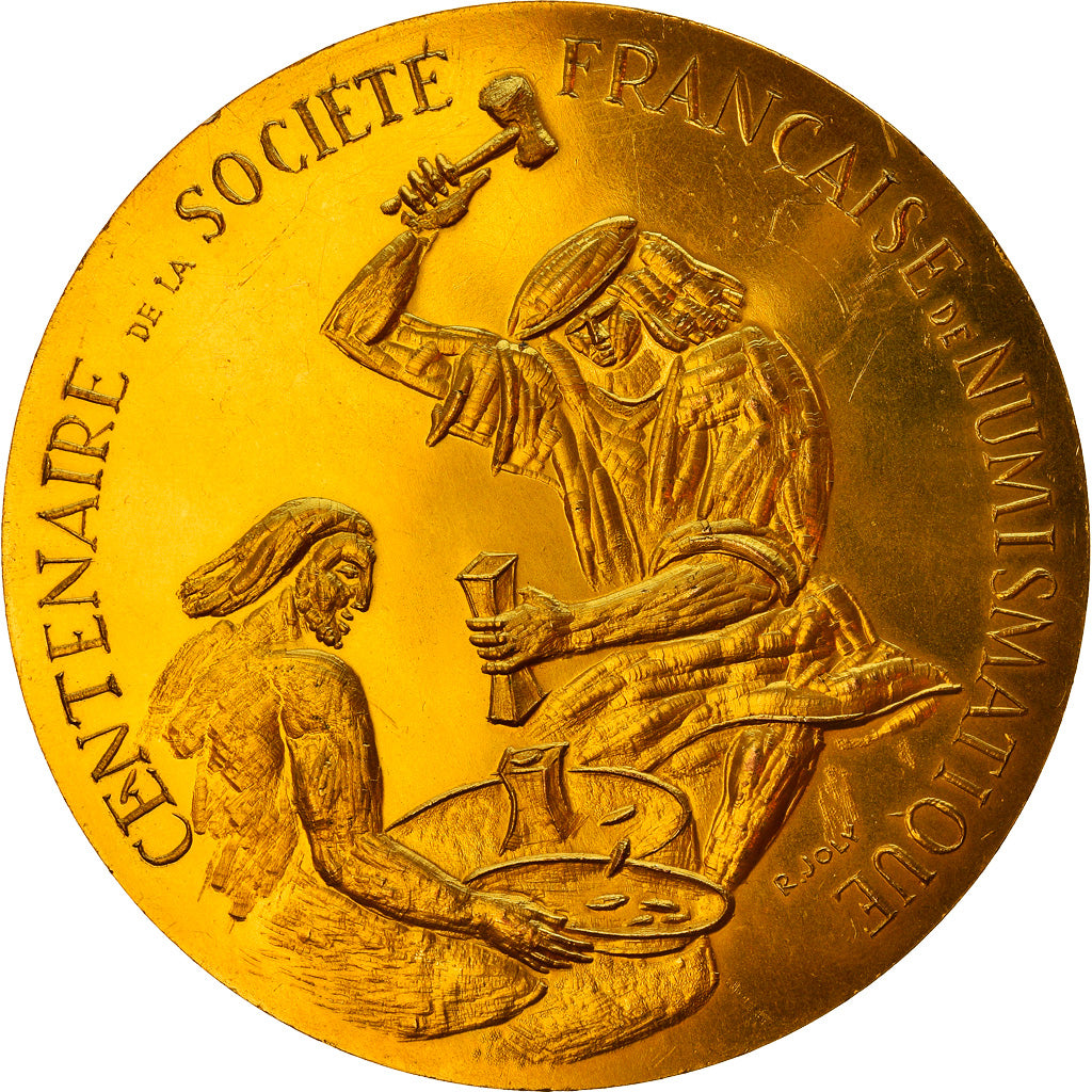 France, Medal, Centenaire de la Société Française de Numismatique, 1965