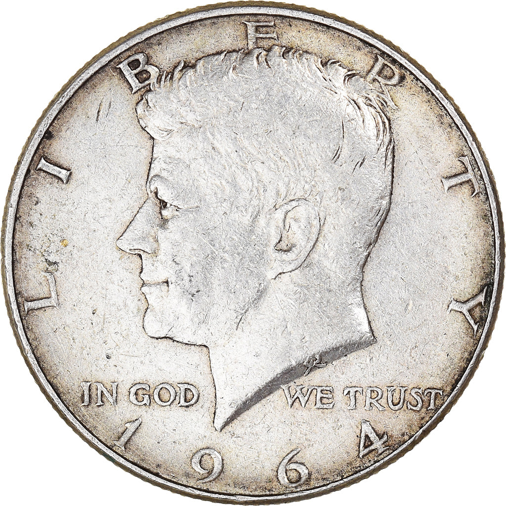 Coin, United States, Kennedy Half Dollar, Half Dollar, 1964, Philadelphia