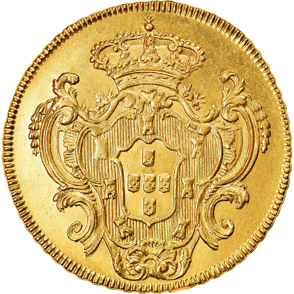 Moneta, Brasile, Maria I, 6400 Reis, 1792, Rio de Janeiro, SPL+, Oro, KM:226.1