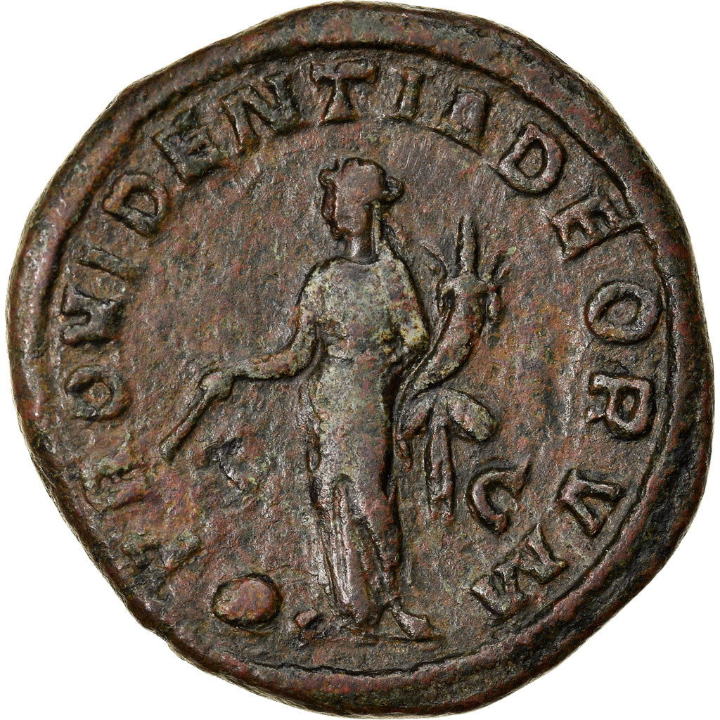 Moneta, Balbinus, Sestertius, Rome, VF(30-35), Miedź, RIC:19
