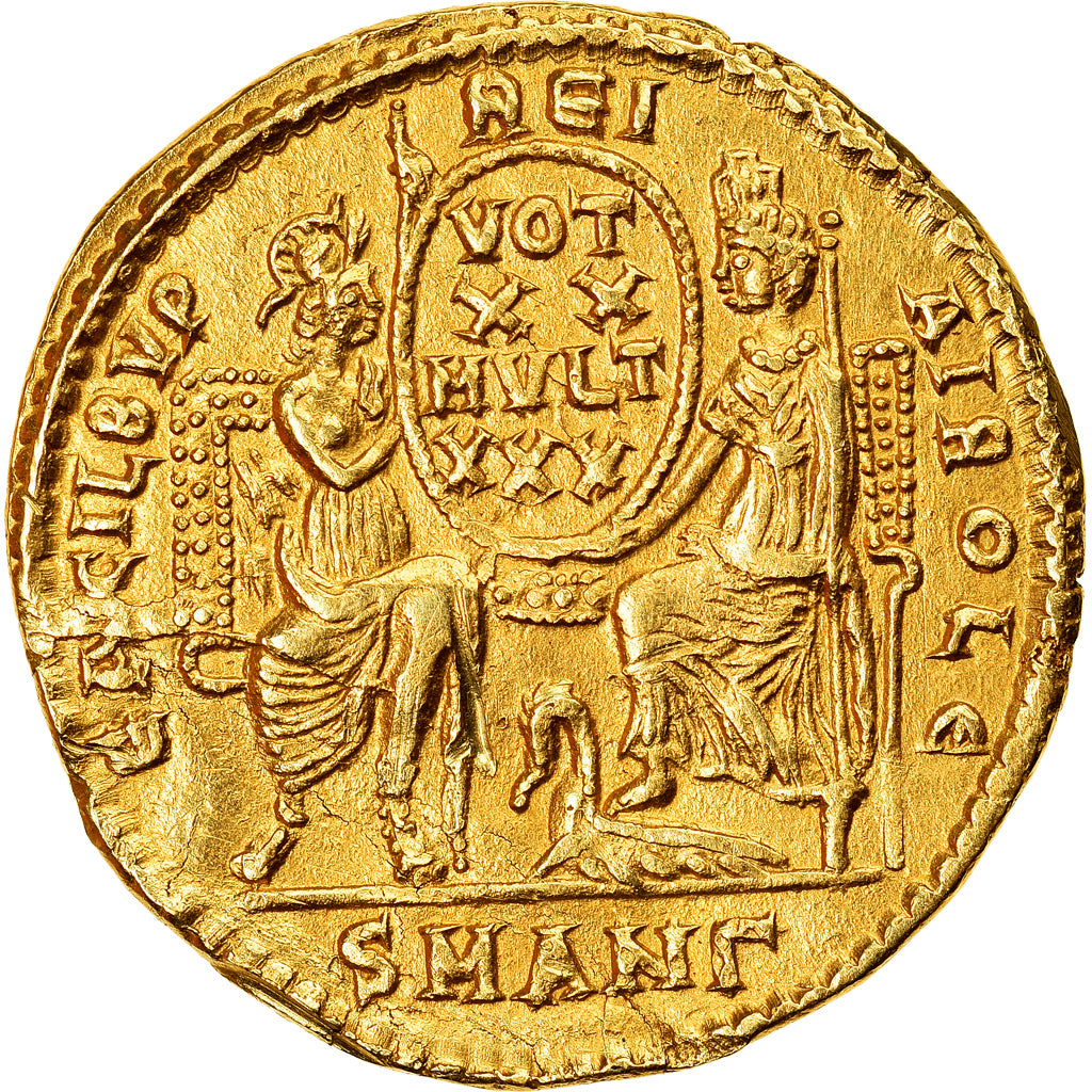 Coin, Constance II, Solidus, Antioch, Contemporary imitation, AU(55-58), Gold