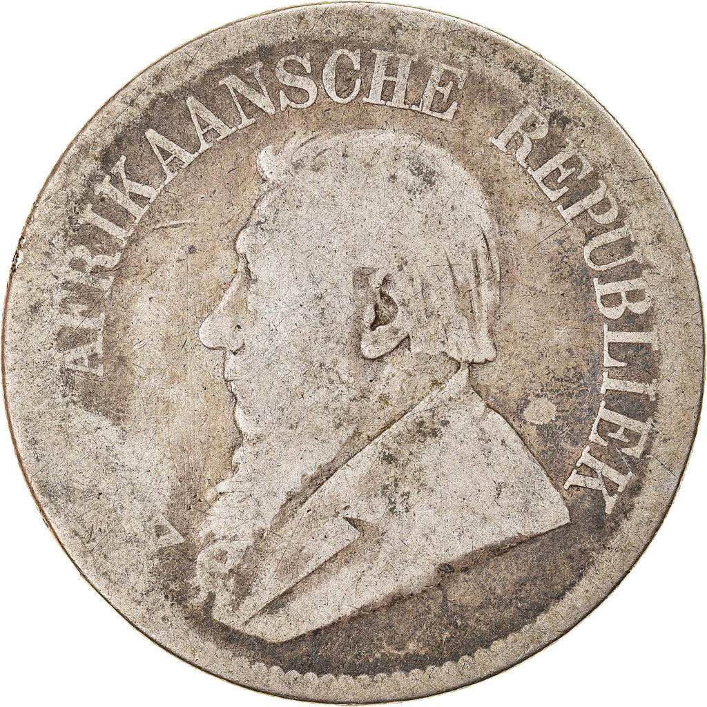 Moneta, Sudafrica, 2-1/2 Shillings, 1894, B+, Argento, KM:7