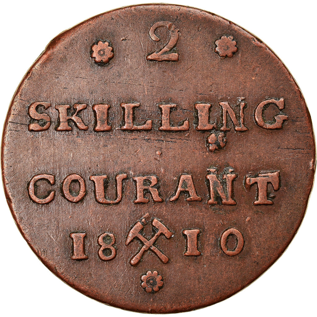 Coin, Norway, 2 Skilling, 1810, VF(20-25), Copper, KM:280.1