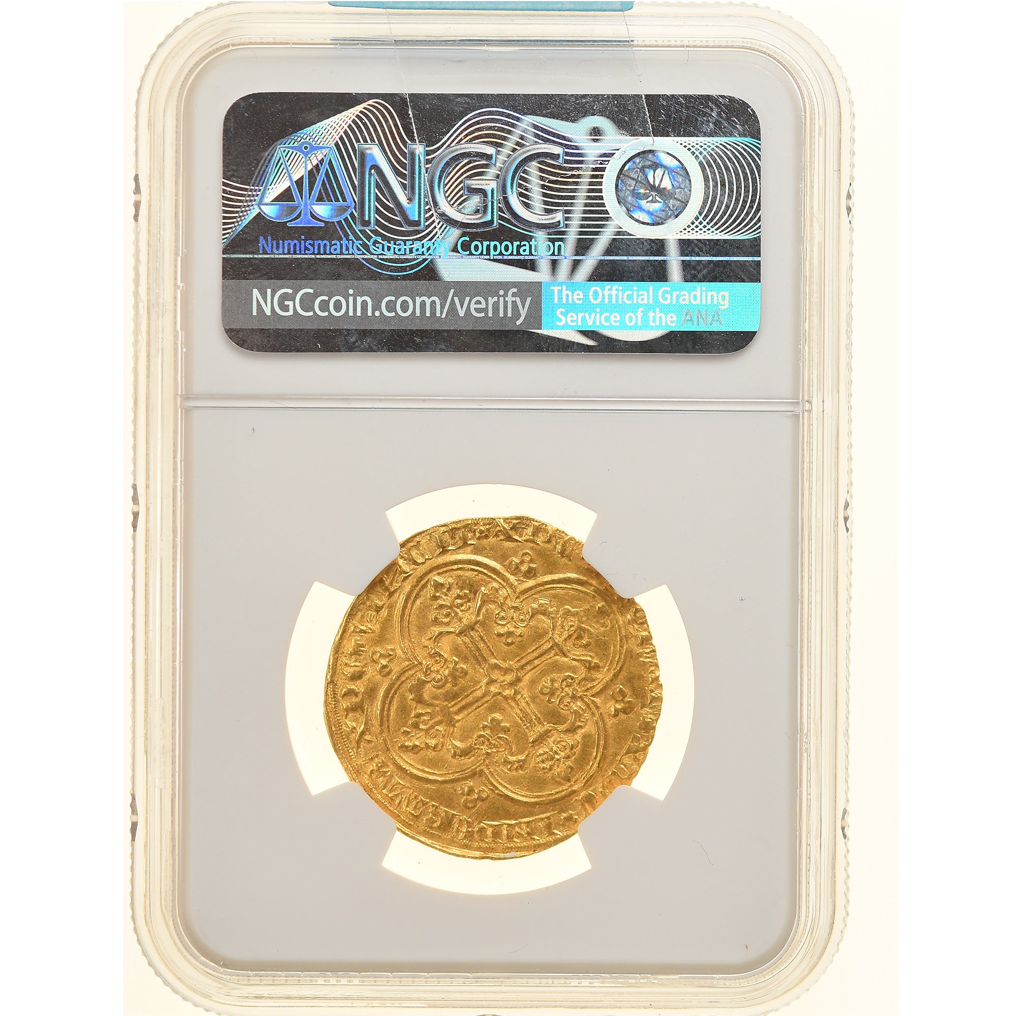 Coin, France, Franc à cheval, NGC, MS61, MS(60-62), Gold, graded, Duplessy:294