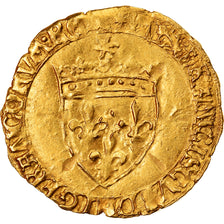 Moneda, Francia, François Ier, Ecu d'or, BC+, Oro, Duplessy:782