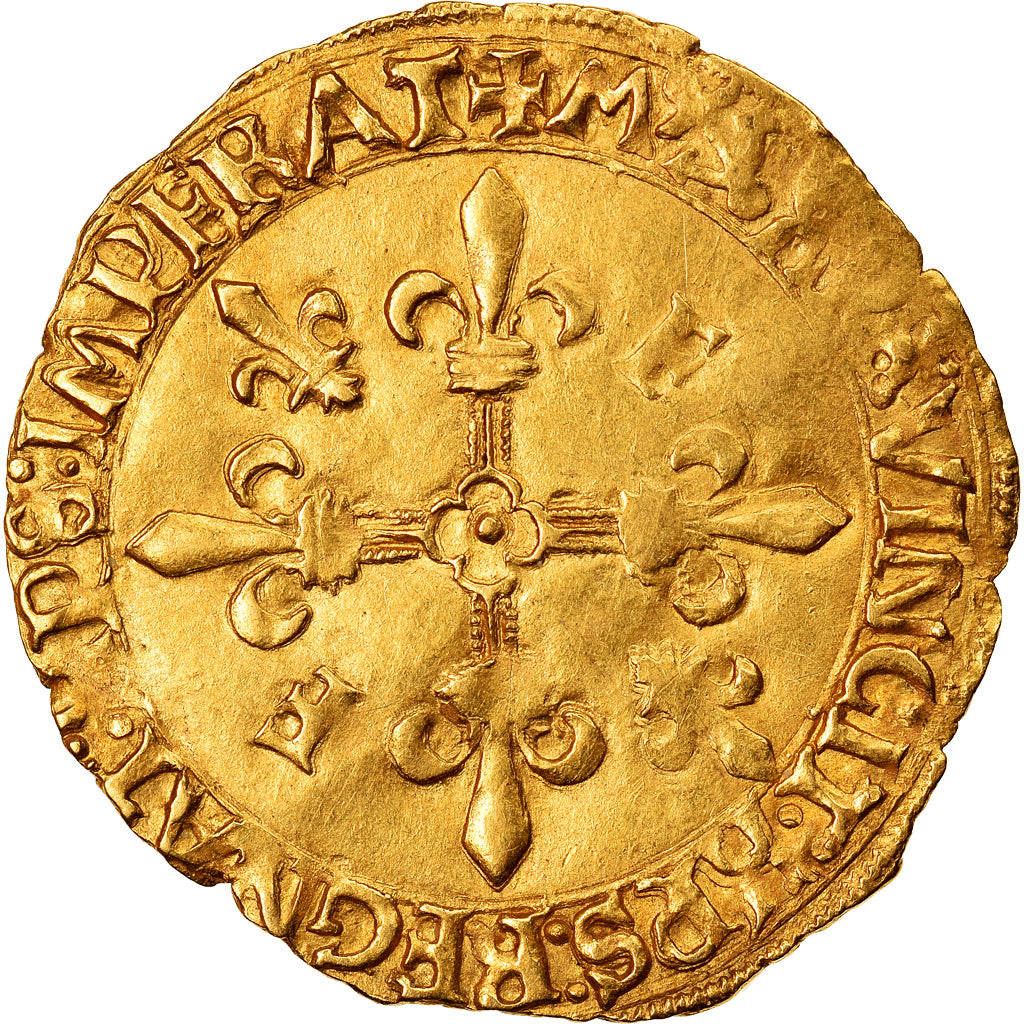 Moneda, Francia, François Ier, Ecu d'or, BC+, Oro, Duplessy:782
