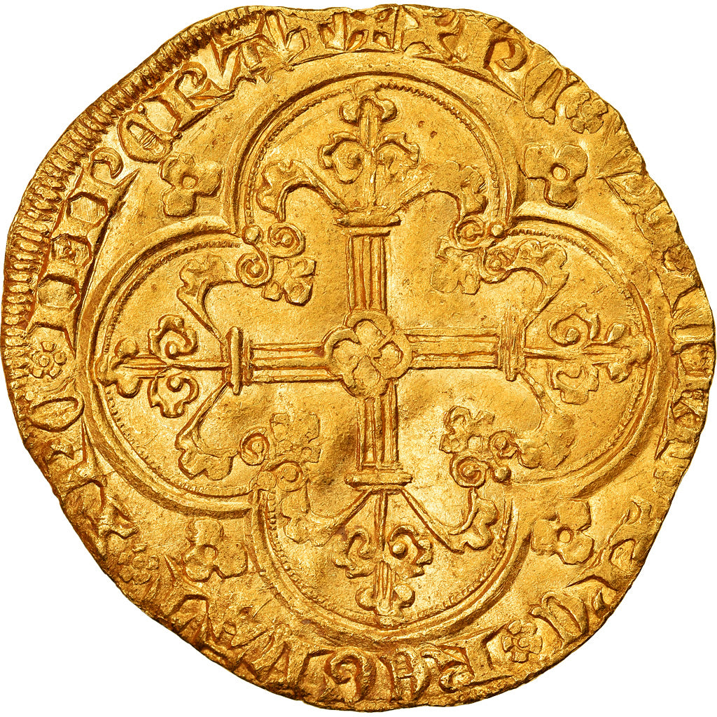 Coin, France, Franc à cheval, MS(60-62), Gold, Duplessy:294
