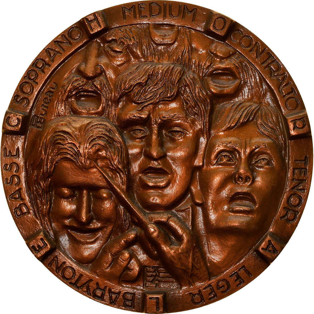 France, Medal, Musique, Opéra, Arts & Culture, 1983, Bureau, MS(63), Bronze