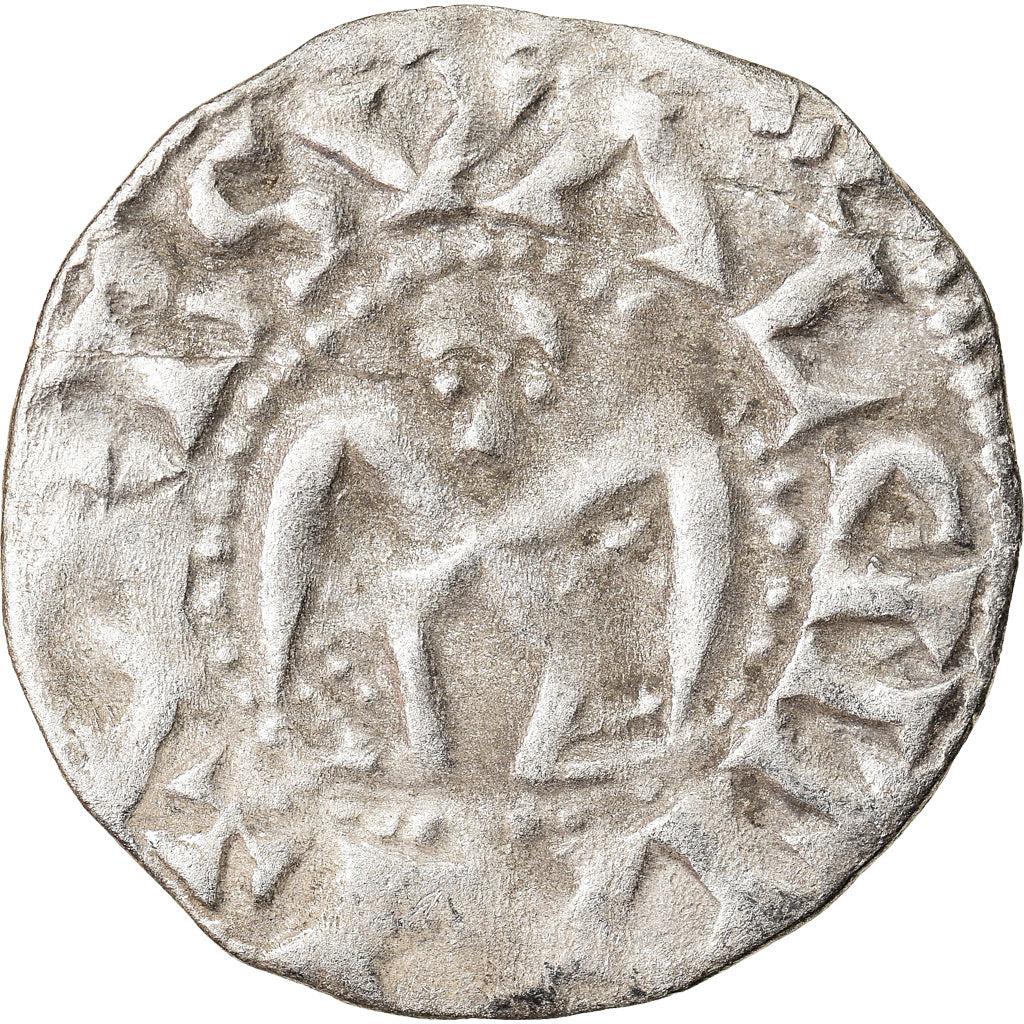 Coin, France, Denarius, Valence, VF(30-35), Silver, Boudeau:1021