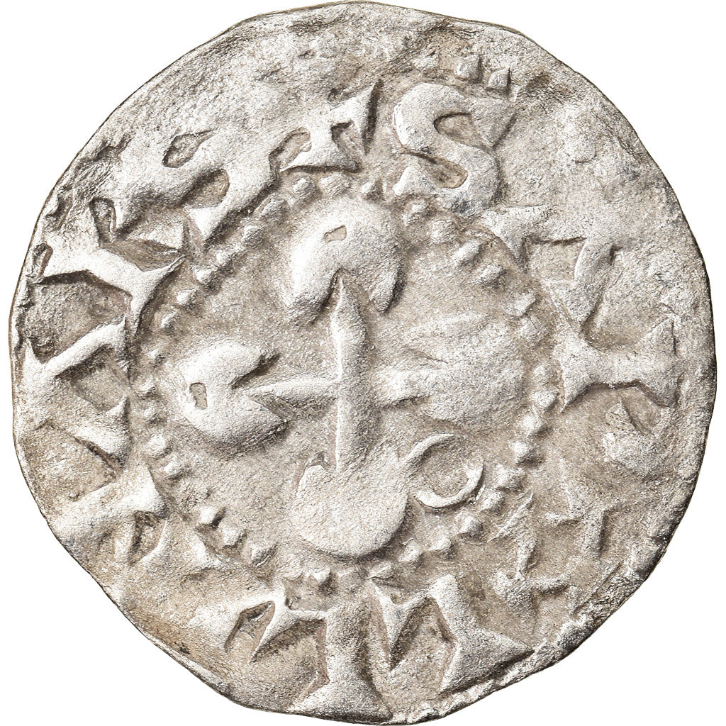 Coin, France, Denarius, Valence, VF(30-35), Silver, Boudeau:1021