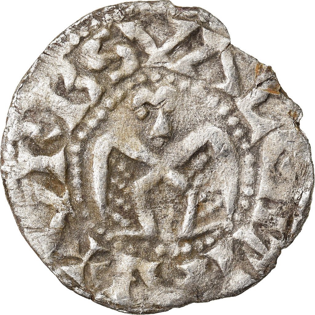 Coin, France, Denarius, Valence, EF(40-45), Silver, Boudeau:1021
