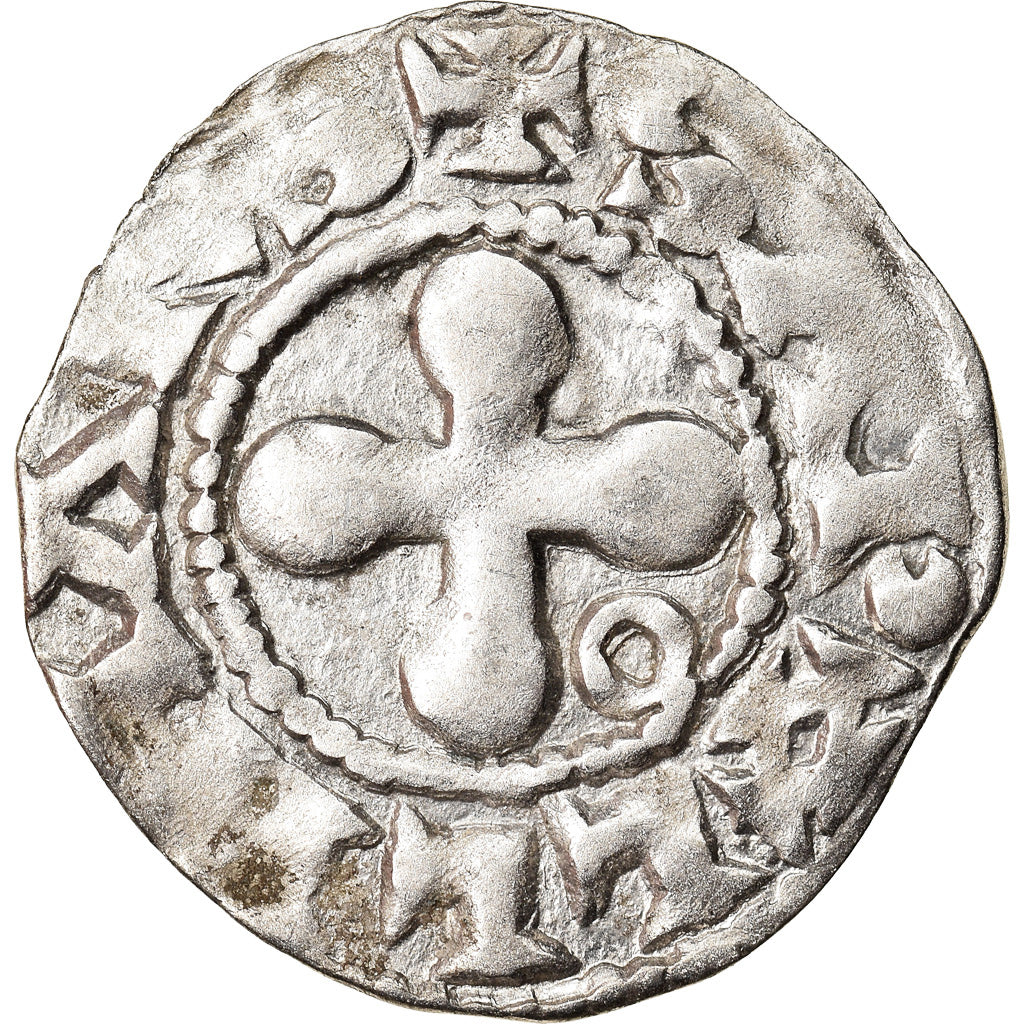 Coin, France, Denarius, Valence, EF(40-45), Silver, Boudeau:1021