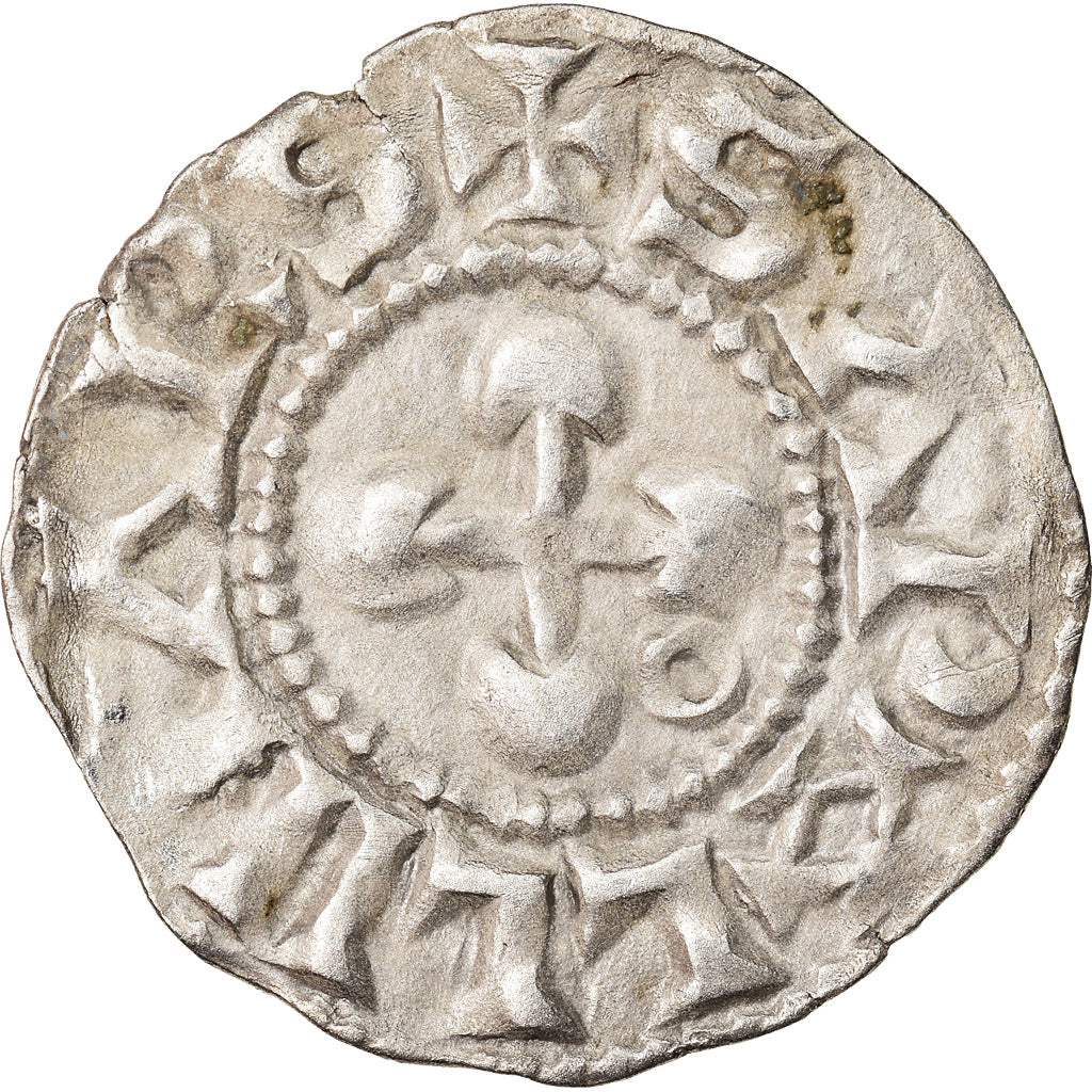 Coin, France, Denarius, Valence, EF(40-45), Silver, Boudeau:1021
